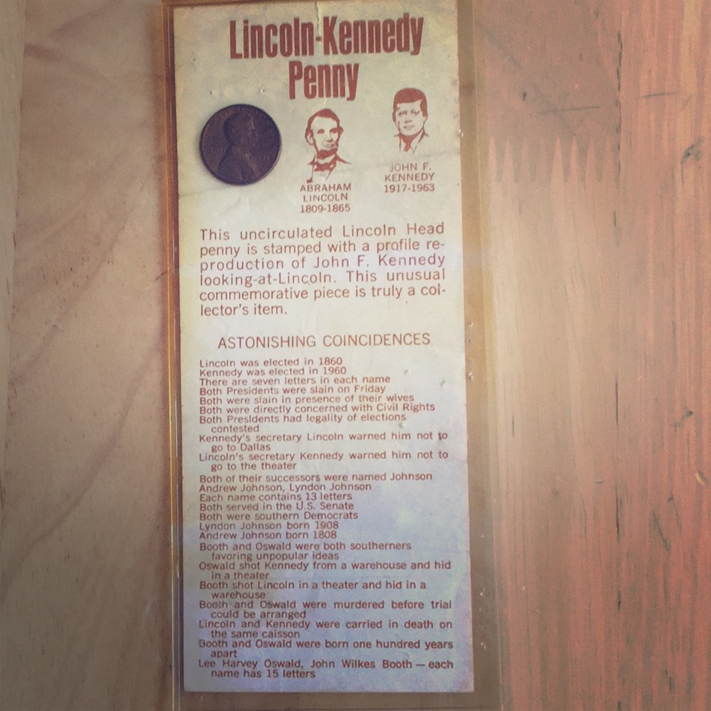 Lincoln Kennedy Penny 1974